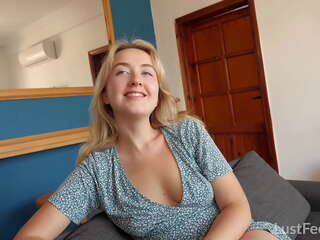Fucking a first-rate blonde teen on vacation