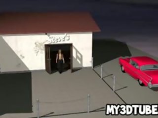3D Cartoon Zombie diva Getting Fucked Outdoors