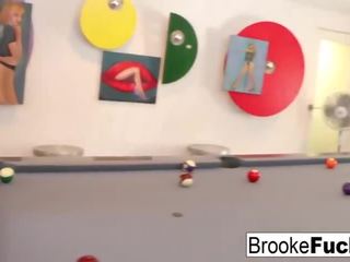 Brooke Brand Plays desirable Billiards with Vans Balls