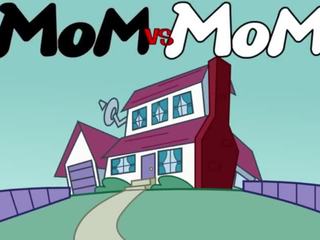 Giantess Flash Animation: Mom VS Mom by A Giant Woman X2