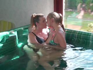 Mom and lassie sex video in Jacuzzi, Free HD adult video 7c