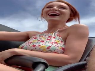 Charming Redhead Lacy Lennon Picked Up and Fucked on Public Instagram POV Story