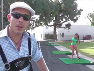 Magma vid Golfing Abby Cross, Free Teen x rated video a7