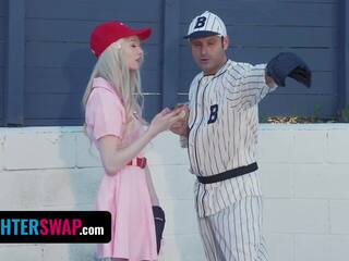 Tremendous Teens Cecelia Taylor, Mazy Myers Get Naughty With Step Dads immediately following Baseball Lesson - DaughterSwap