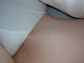 Wife in Bed in White Cotton Thong, Free xxx clip ed