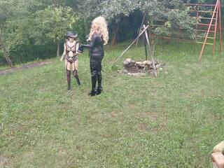 Horse Training for Blonde Tv TS Cunt by sedusive Goth Domina Pt1 | xHamster