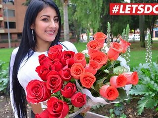 Brunette Takes x rated film over Roses #LETSDOEIT
