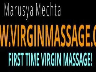 Girlfriend to girl virgin massage with hardcore orgasm