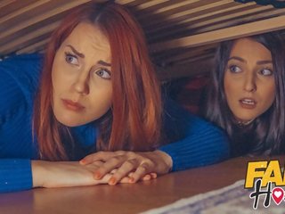 Fake Hostel Stuck under A Bed 2 Halloween xxx video Special