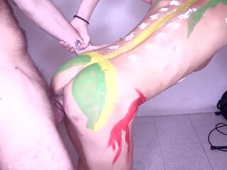 Painting on Her Body: Free HD dirty film film 89