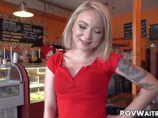 Petite Waitress Dakota Skye Wants Customers Cum in Mouth