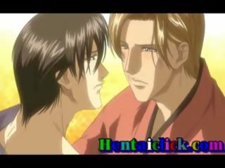 Fascinating Hentai Gay Lovers Secretly Kiss And sex film