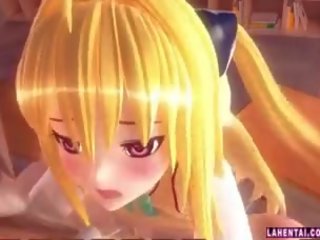 Blonde Hentai darling Gets Fucked In Classroom