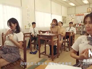 Trailer-MDHS-0009-Model hot Sexual Lesson School-Midterm Exam-Xu Lei-Best Original Asia adult movie mov