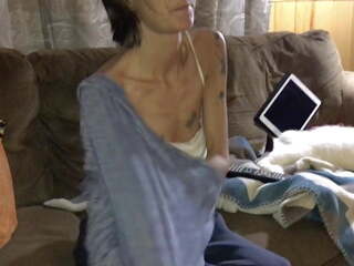 Skinny Tattooed Wife Undressing and Showing Her Hairy | xHamster