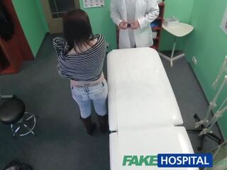 FakeHospital Patient has a pussy check up xxx film shows