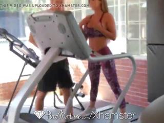 Puremature athletic MILF Fucked by Trainer Inside Home