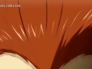 Adorable 3d hentai princess gets her huge boobs teased